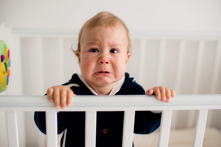 baby crying in the crib Stanford Park Nannies Stanford Park Nannies